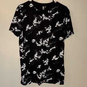 ASOS men’s flower pattern t-shirt
